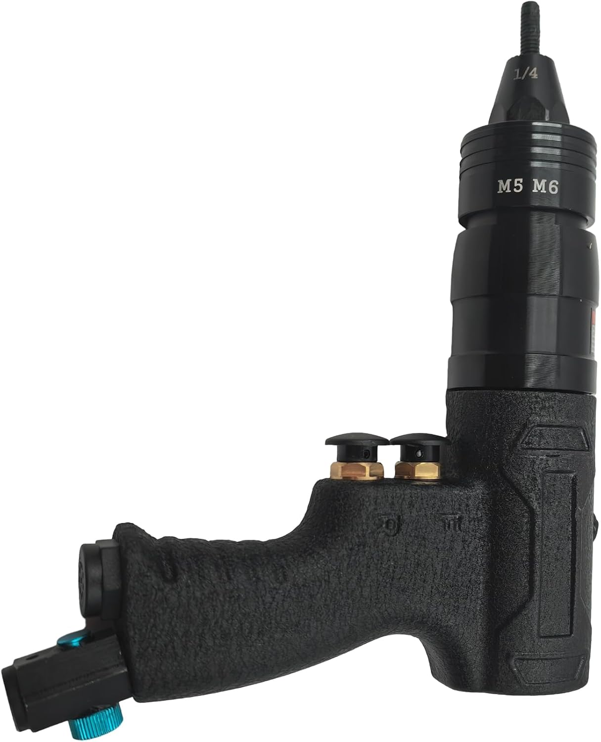 Air Rivet Nut Tool Kit, Pneumatic Pull Nut Setter with 1/4' 3/16' Mandrels for Sheet Metal Fastening Threaded Insert Installation