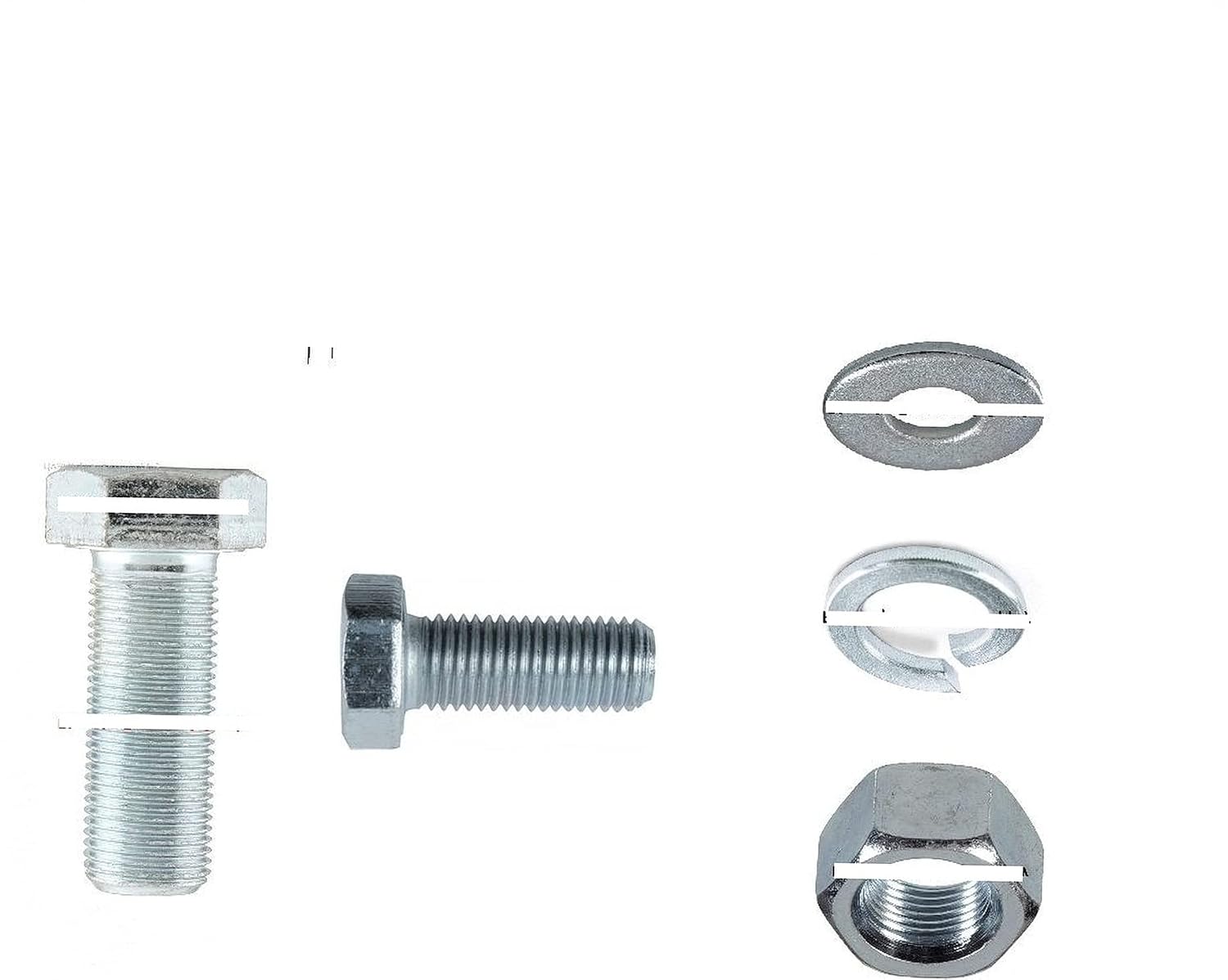 FINE Thread Metric Bolt Assortment 10.9, M8-1.0 M10-1.25 M12-1.5 M14-1.5 M16-1.5 Multi-Purpose Comprehensive Hardware Fastener Assortment Kit Cit00455Riv