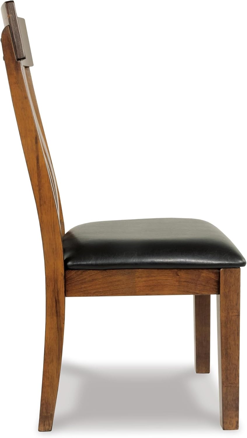 Signature Design by Ashley Ralene Rake Back 19' Dining Room Chair 2 Count, Medium Brown