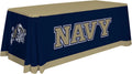 Victory Corps Navy Midshipmen College Sports Printed Table Throw - NCAA Licensed - Polyester - School Tablecloth (6' Draped) (Gold, Navy Blue)