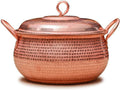 Handcrafted Hammered Copper Cookware Set - Ideal for Copper Chef - Pots and Pans, Size