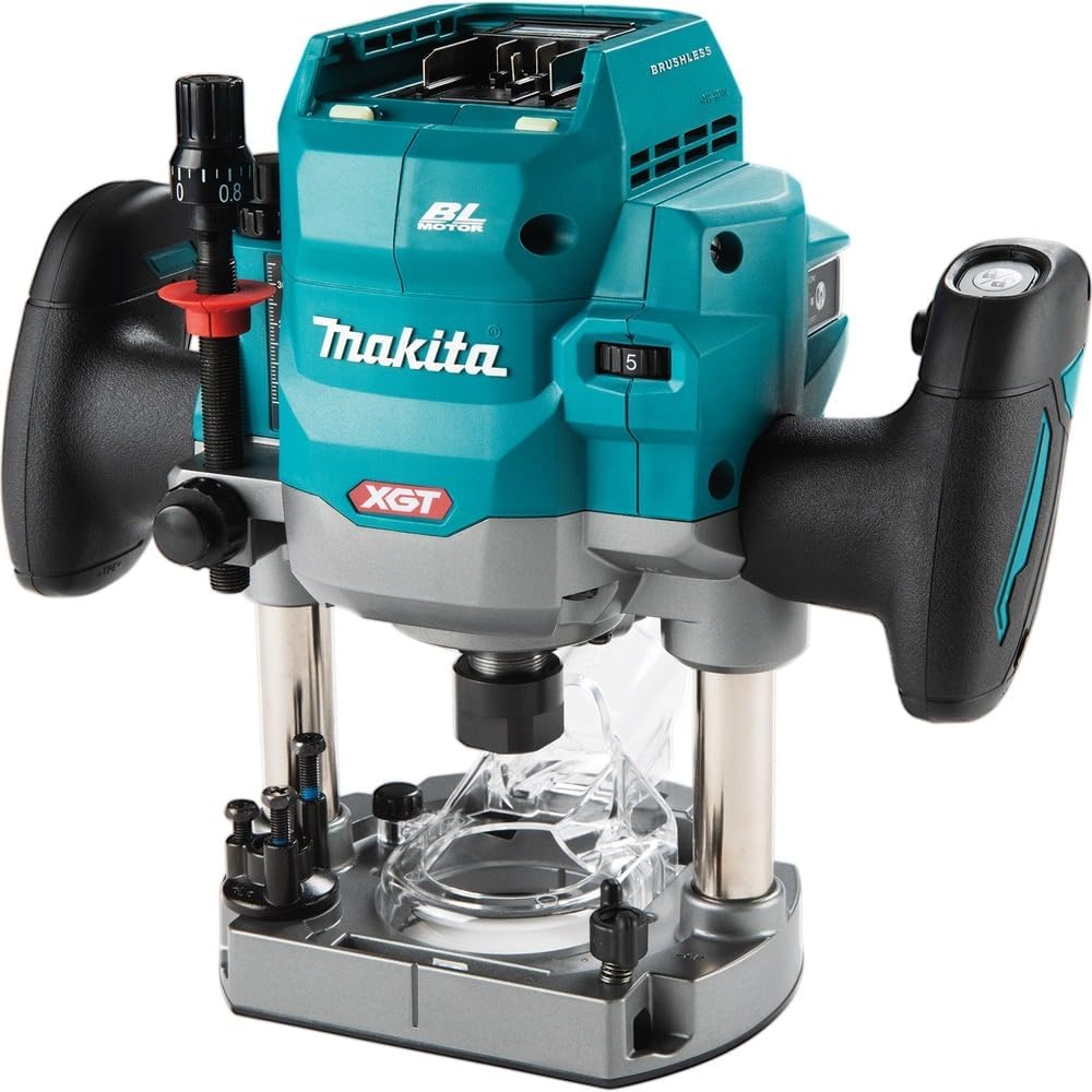 40V max XGT® Brushless Cordless 2‑1/4 HP* Plunge Router, Tool Only