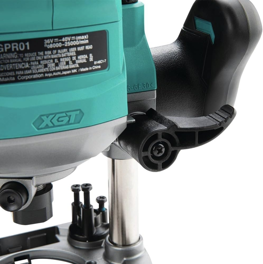 40V max XGT® Brushless Cordless 2‑1/4 HP* Plunge Router, Tool Only
