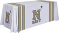 Victory Corps Navy Midshipmen College Sports Printed Table Throw - NCAA Licensed - Polyester - School Tablecloth (Navy Blue, Gold) (6' Draped)