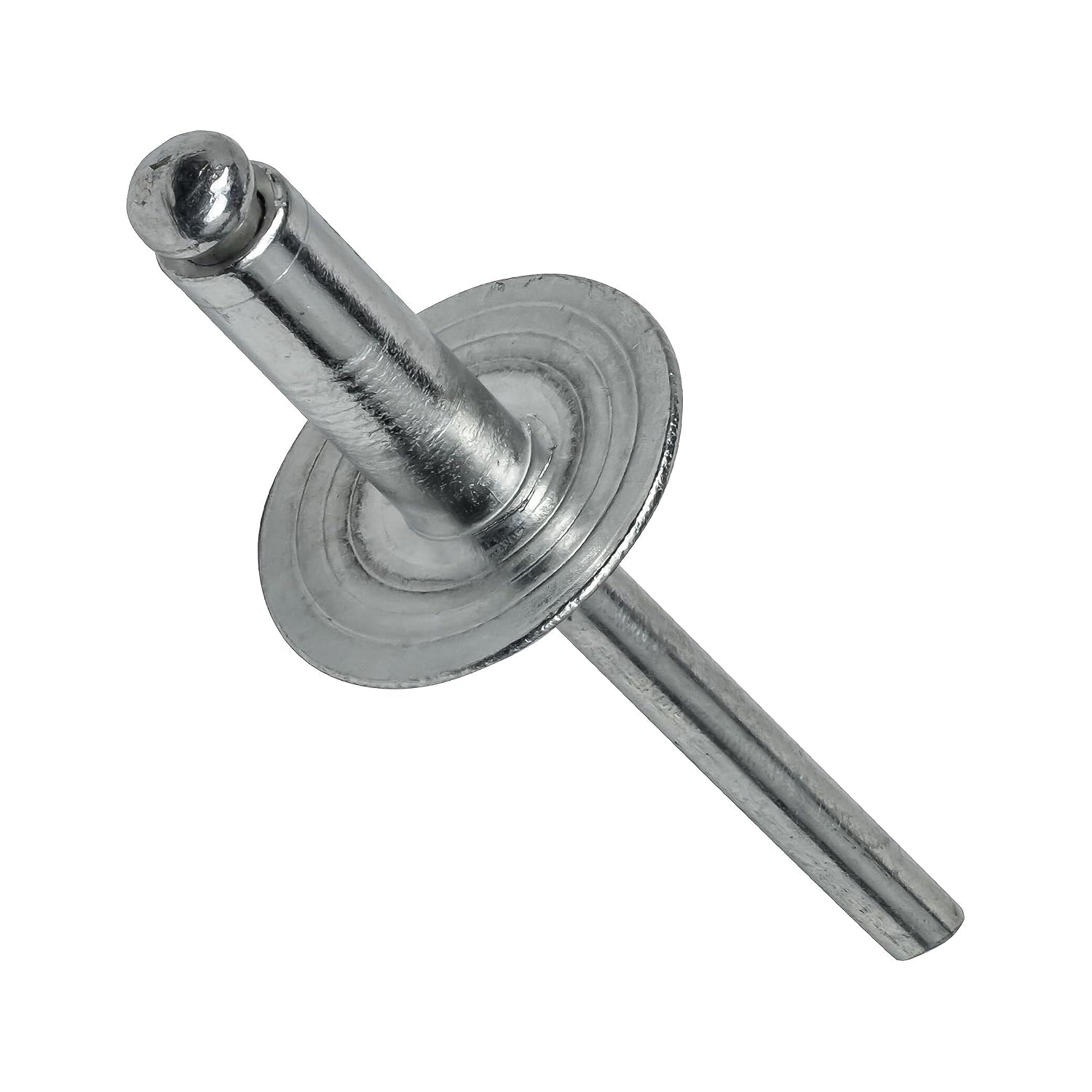 Large Flange Pop Rivets 5/32' x 1/4' Aluminum Dome Head (5-4) Blind Qty 500 Threaded Fasteners for Mechanical Repair Universal Multi-Purpose Replacement Parts