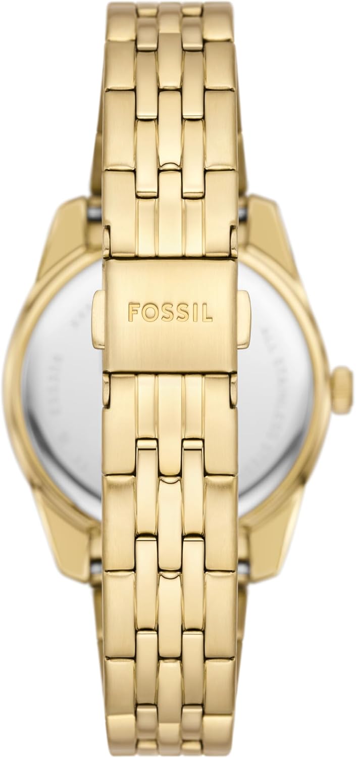 Fossil Women's Watch, Scarlette Quartz Stainless Steel Three-Hand Watch for Women