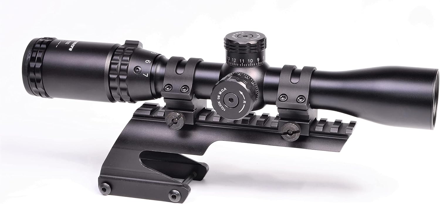 Hammers Slug Shotgun Scope Kit 2-7x32 with Rings and Saddle Mount for 12GA 20 Gauge 870 1100 11-87