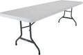 Lifetime 42980 Folding Utility Table , 8 Feet, White Granite, Pack of 4