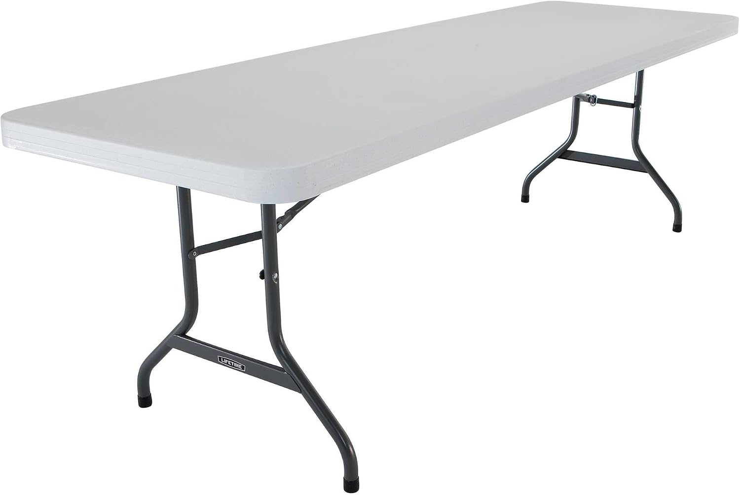 Lifetime 42980 Folding Utility Table , 8 Feet, White Granite, Pack of 4