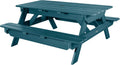 Highwood Hometown Picnic Table, 6 Foot, Nanatucket Blue