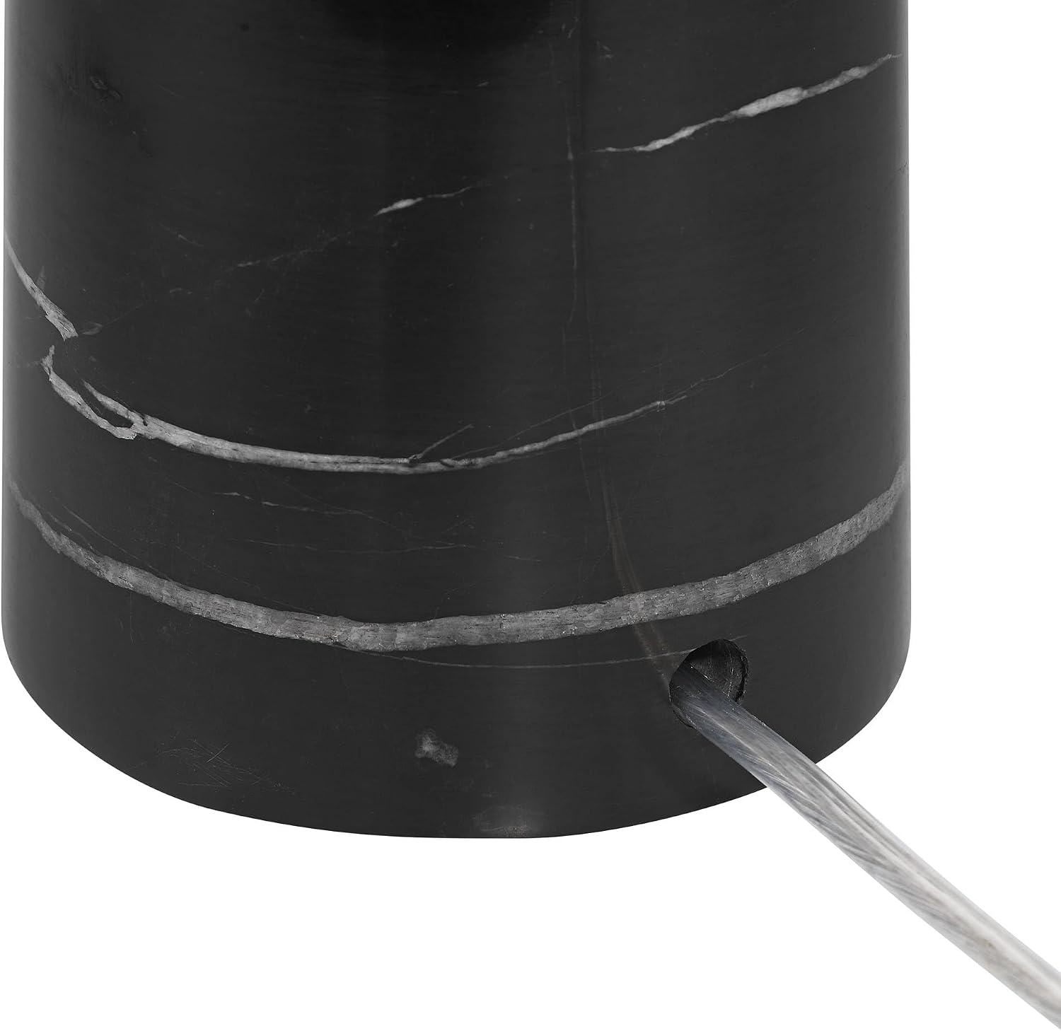 360 Lighting Daleti 25' High Black Marble Table Lamp Set of 2