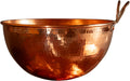 Sertodo Solid Copper Mixing Bowl | 2.5 qt, 10-inch Diameter | 100% Pure Hammered Copper Bowl for Kitchen, Baking & Cooking | Large Mixing Bowls for Whisking, Beating & Serving