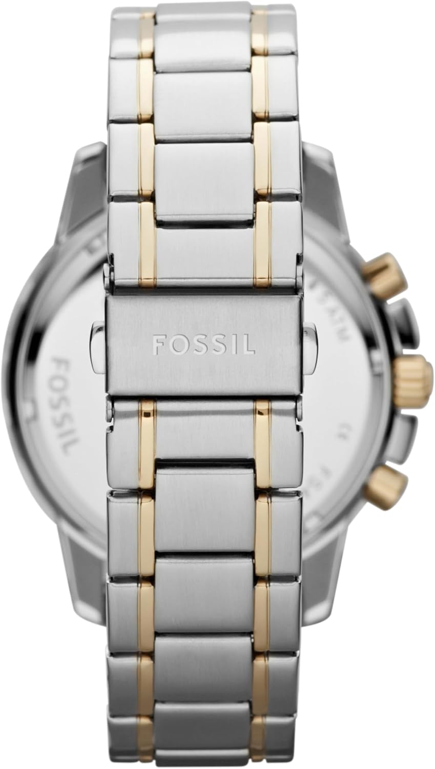 Fossil Men's Watch, Dean Quartz Stainless Steel Chronograph Watch for Men