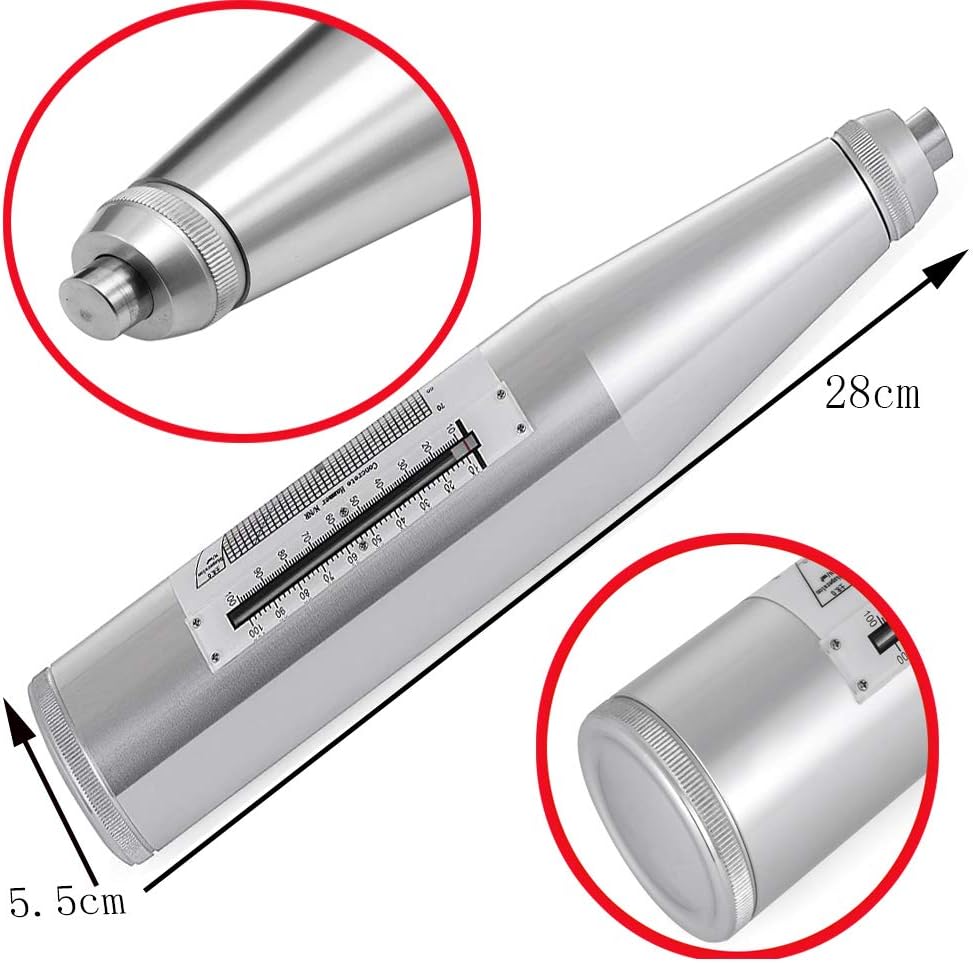 Professional Concrete Test Hammer Rebound Tester Hammer Resiliometer 10-60Mpa