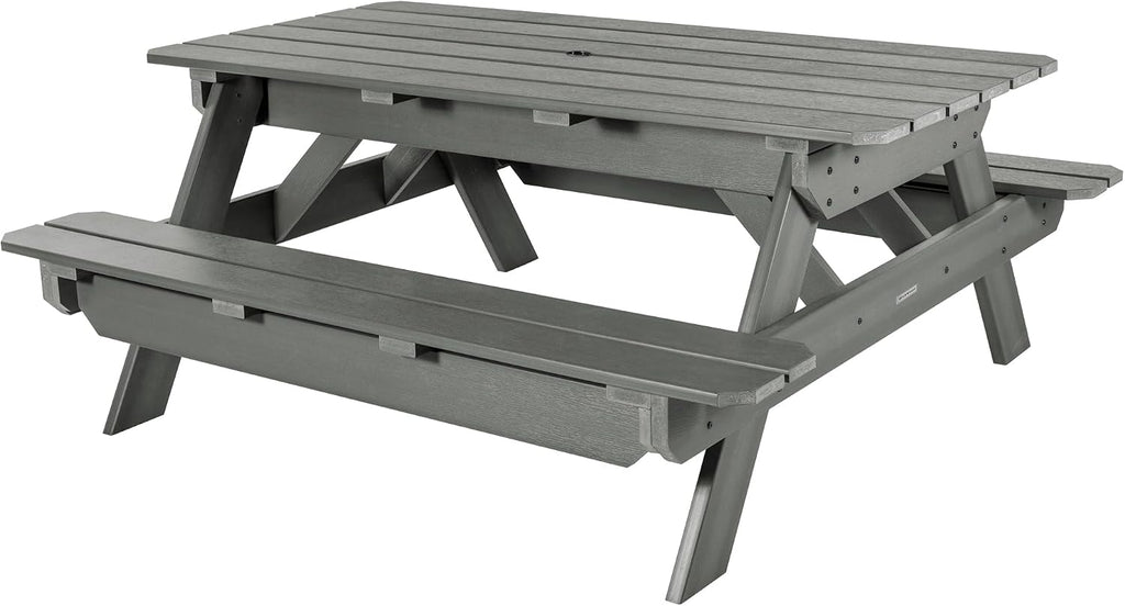Highwood Hometown Picnic Table, 6 Foot, Coastal Teak