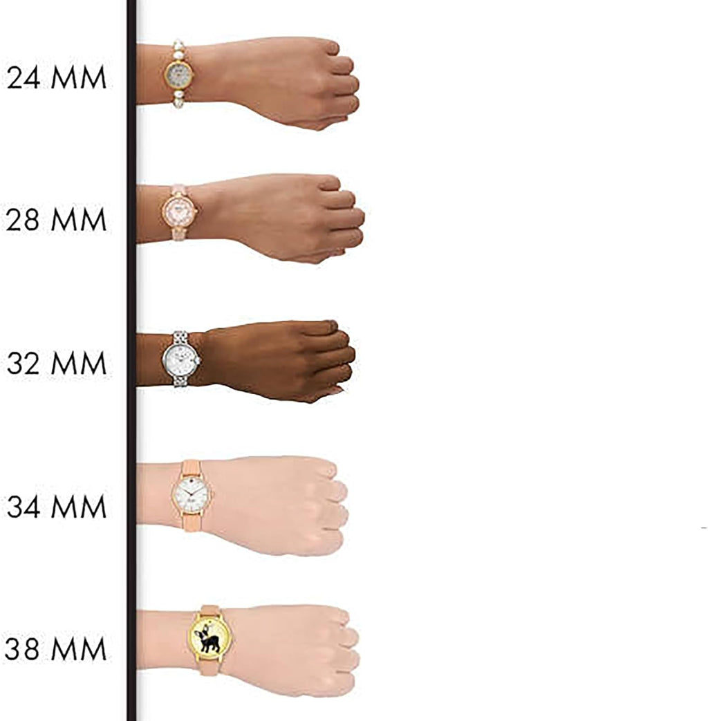 kate spade new york Monroe Jewelry-Inspired Women's Watch with Stainless Steel Bracelet