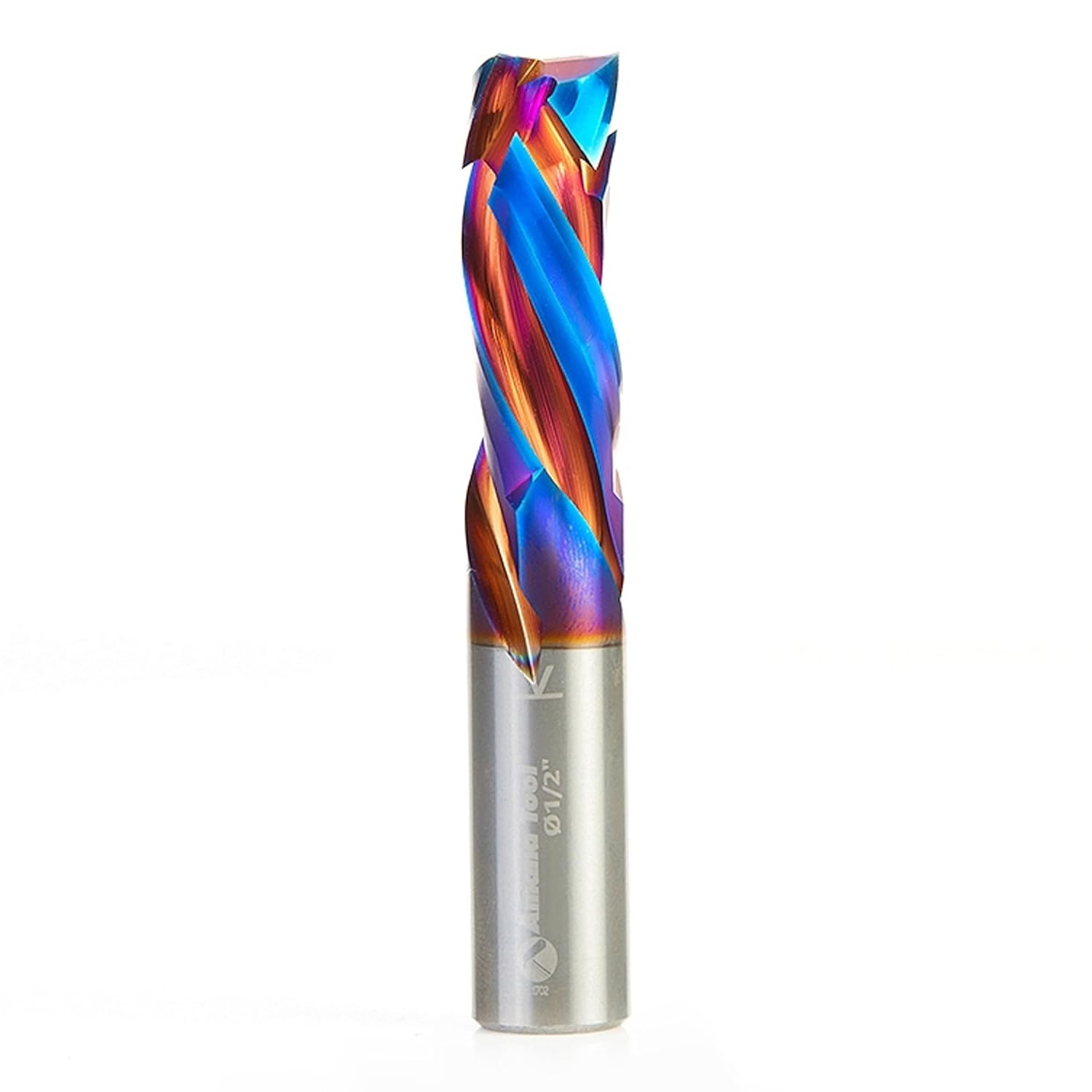 Amana Tool Spektra Extreme Tool Life Solid Carbide CNC Compression Spiral Router Bit, 46012-K, 1/2 D x 1-1/4 CH x 1/2 Shank x 3 Inch Long 3 Flute