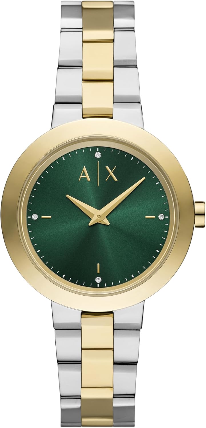 Armani Exchange A|X Women's Watch, Two-Hand Stainless Steel Watch for Women