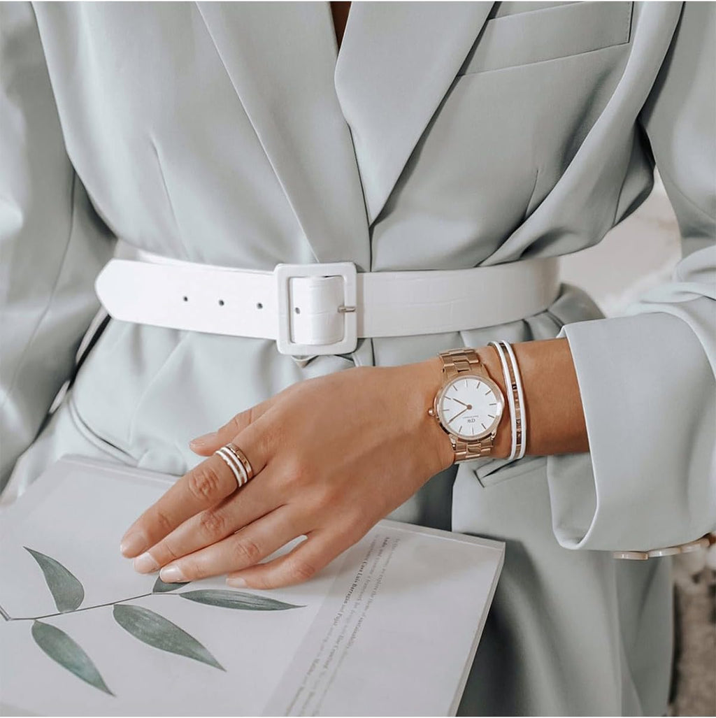 Daniel Wellington Iconic Link Watch, Rose Gold or Silver Link Bracelet