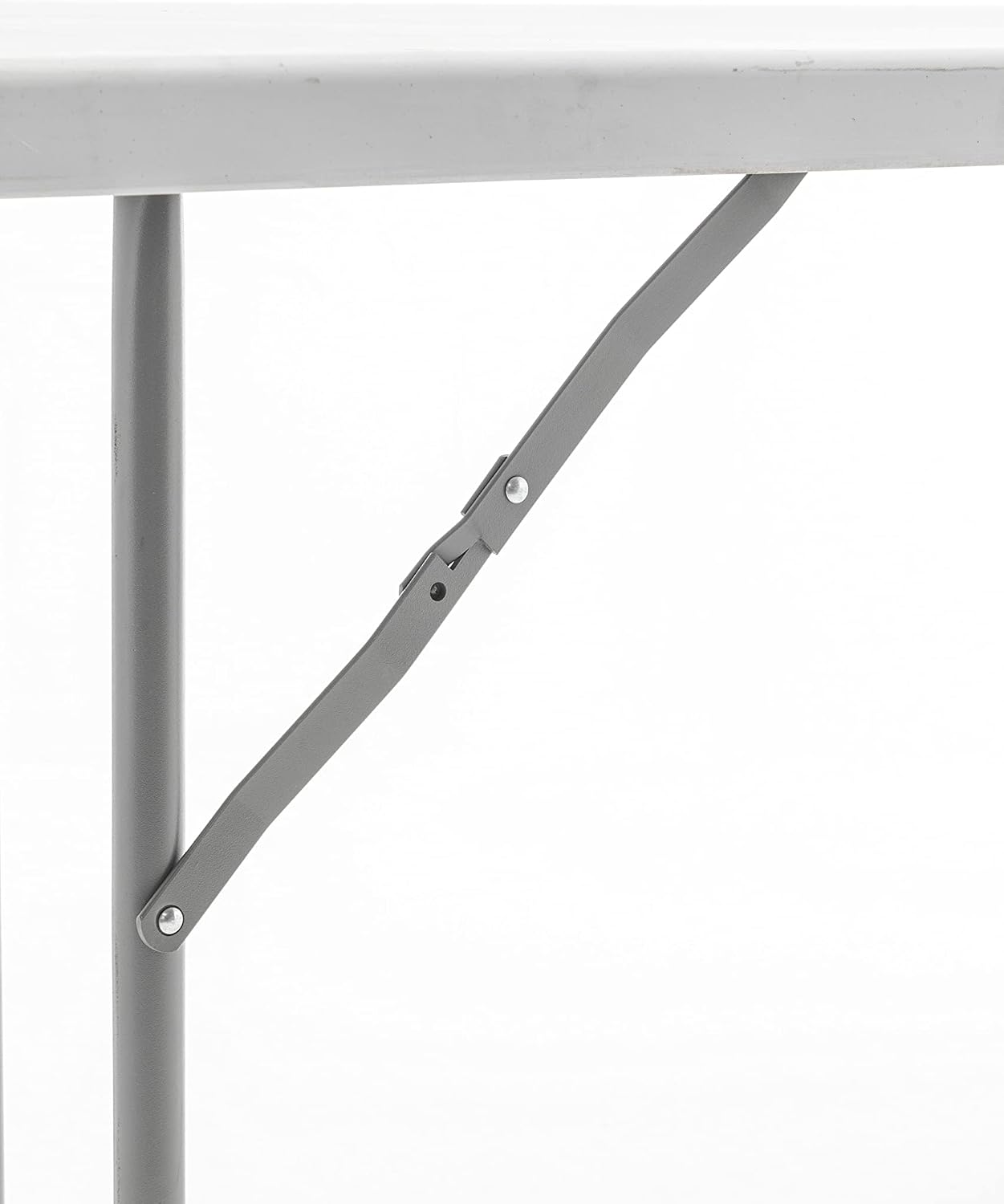 BTEXPERT 6-Foot - 72' Long White Granite Plastic Folding Seminar Training Table Portable 18' Wide Narrow, 29' High, Events Indoor Outdoor Lightweight Set of 5
