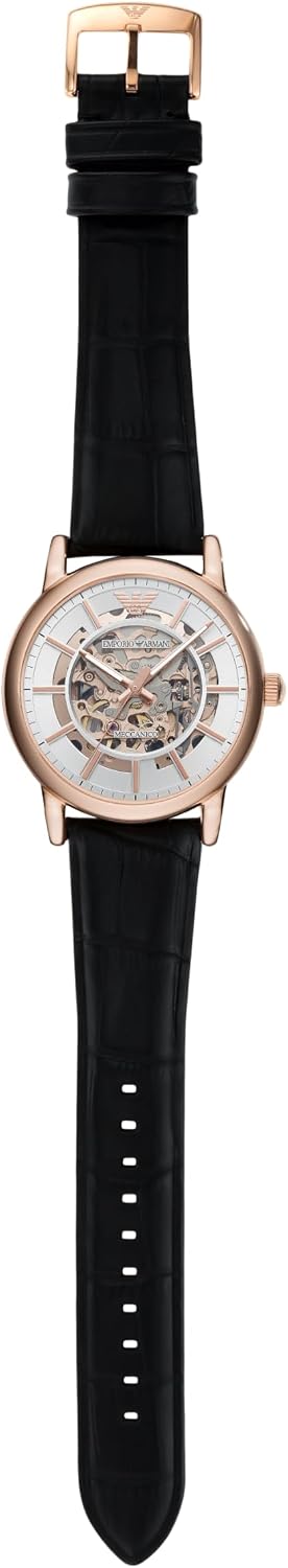 Emporio Armani Men's Three Hand, Automatic or Chronograph Watch with Stainless Steel or Leather Band