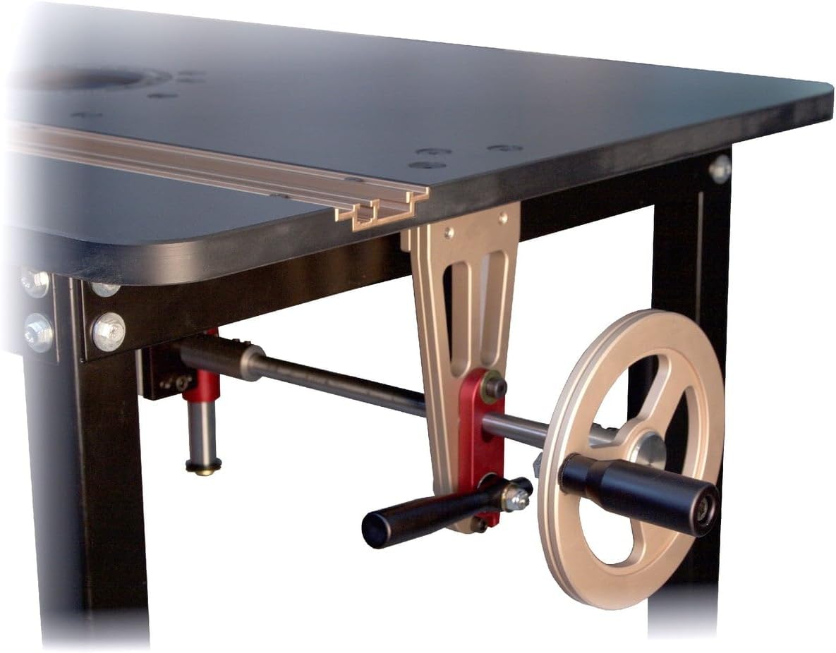 JessEm 02202B Mast-R-Lift Excel II Router Lift – Lift Only – Precision Router Table Lift with Built In Locking System