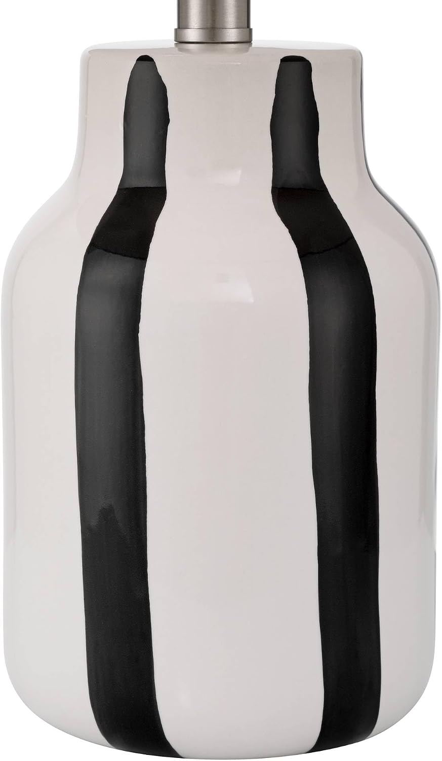 360 Lighting Cookies and Cream 20 1/2 High Black and White Ceramic Table Lamp Set of 2