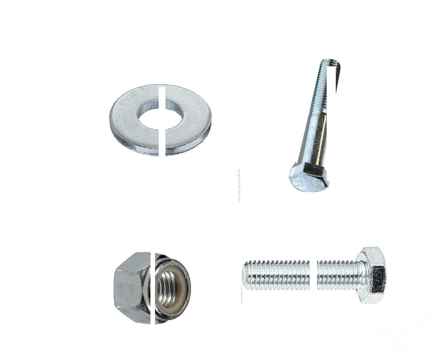 New Metric Grade 10.9/8 Bolt NUT & Washer Assortment- KIT COARSE Thread Hardware Fastener Kit Set RV9274S