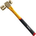 WEDO 32oz(910g) Ball Peen Hammer,Ball Pein Hammer with Fiberglass Handle,Length 365mm(14'),Aluminum Bronze, Die-Forged, Corrosion Resistant, DIN Standard