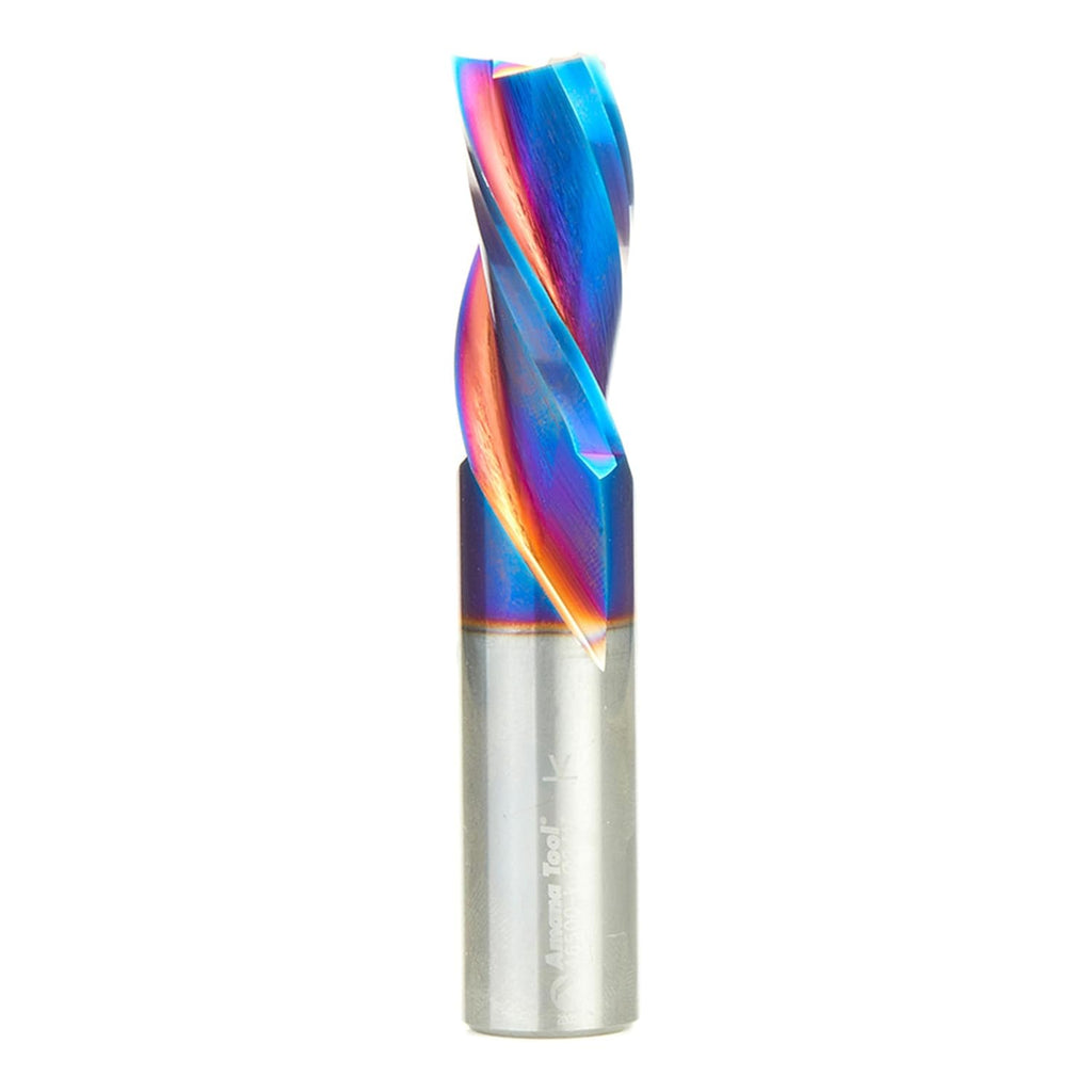 Amana Tool 46500-K SC Spektra Extreme Tool Life Coated Spiral Plunge 3/4 Dia x 1-5/8 CH x 3/4 SHK 4 Inch Long Down-Cut 3 Flute Router Bit