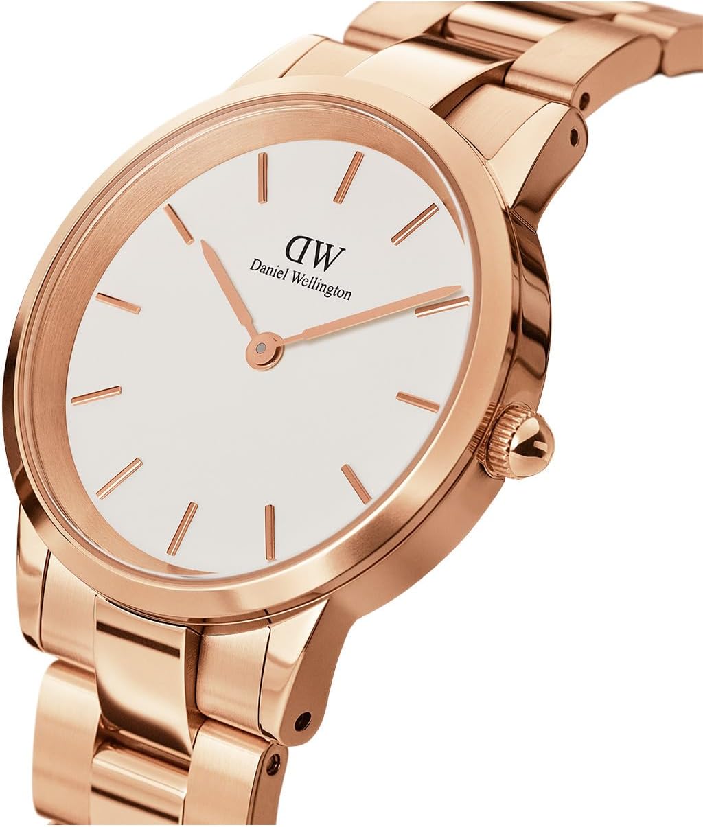 Daniel Wellington Iconic Link Watch, Rose Gold or Silver Link Bracelet