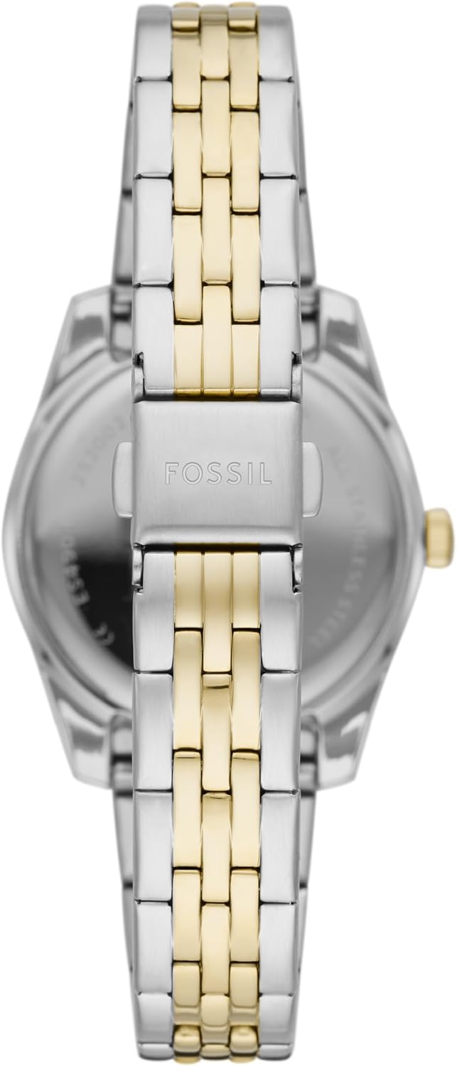 Fossil Women's Watch, Scarlette Quartz Stainless Steel Three-Hand Watch for Women