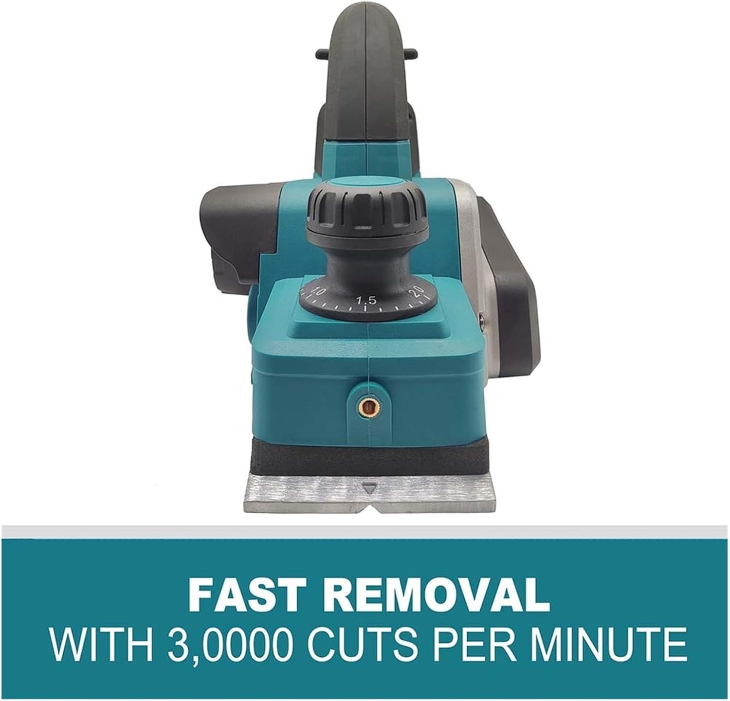 Handheld Electric Planer Cordless Wood Planing Mac 15000RPM Cordless Electric Planer Router Trimmer Furniture Cutting Machine Woodworking Planer For 18V Batterys(No Batterys)