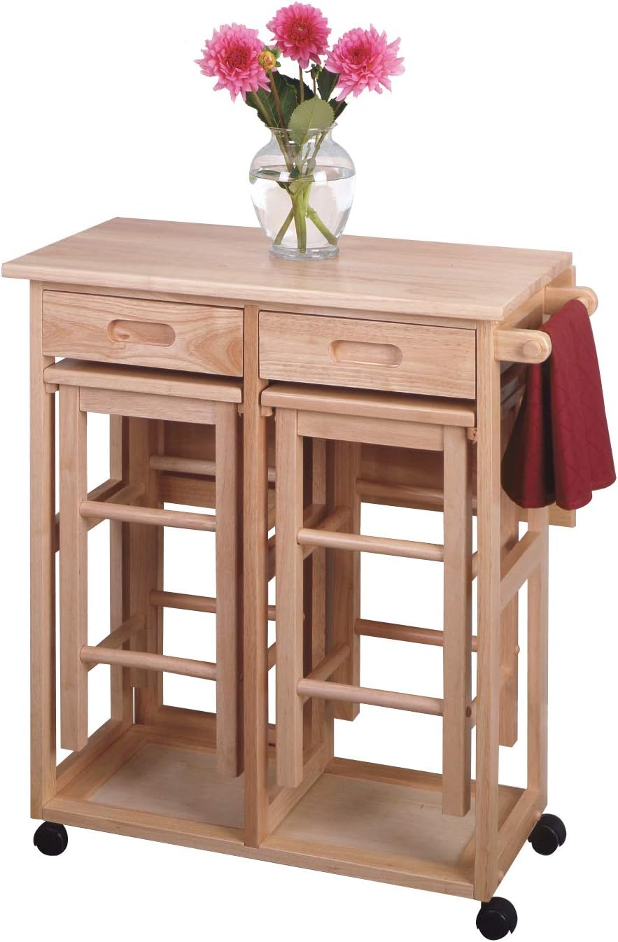 Winsome Wood Suzanne Kitchen, Square, Natural, Beech