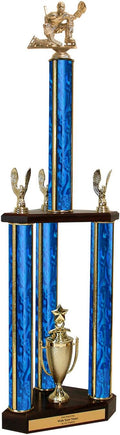 Goalie Triple Column Trophy - 30'