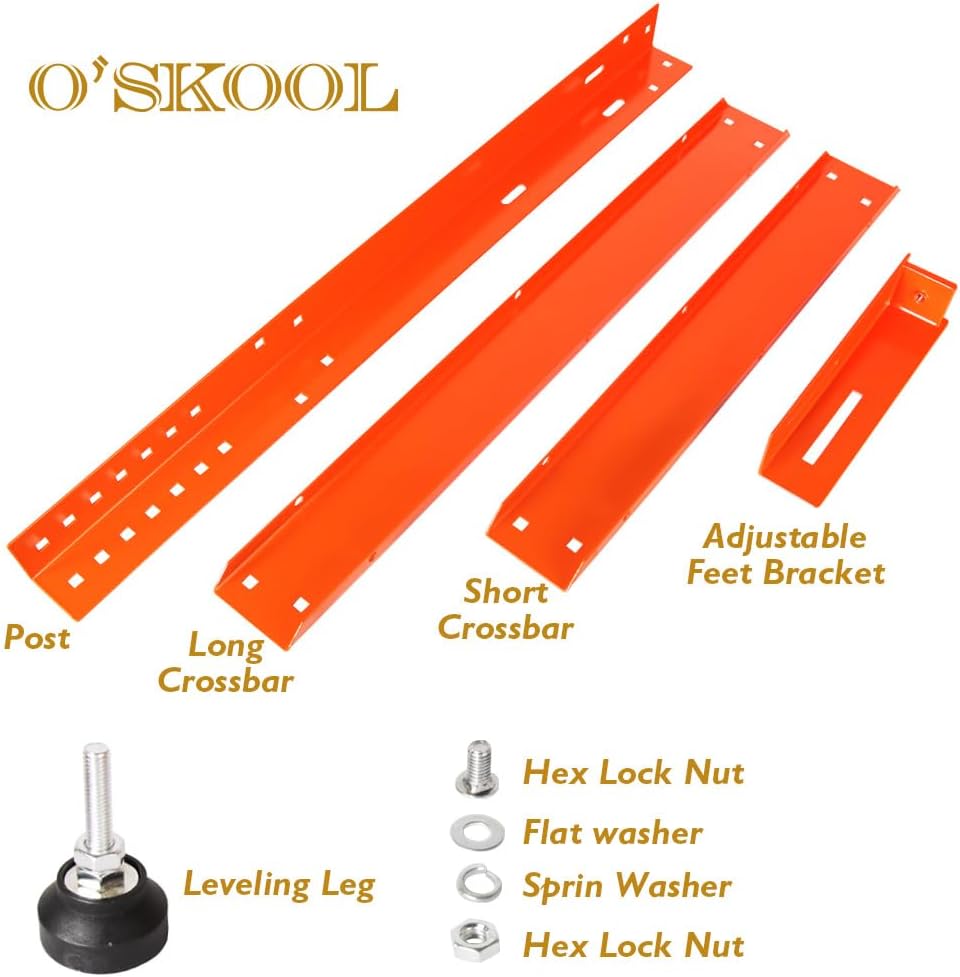 O'SKOOL Router Table Stand with Adjustable Legs and Levelers, RTS12