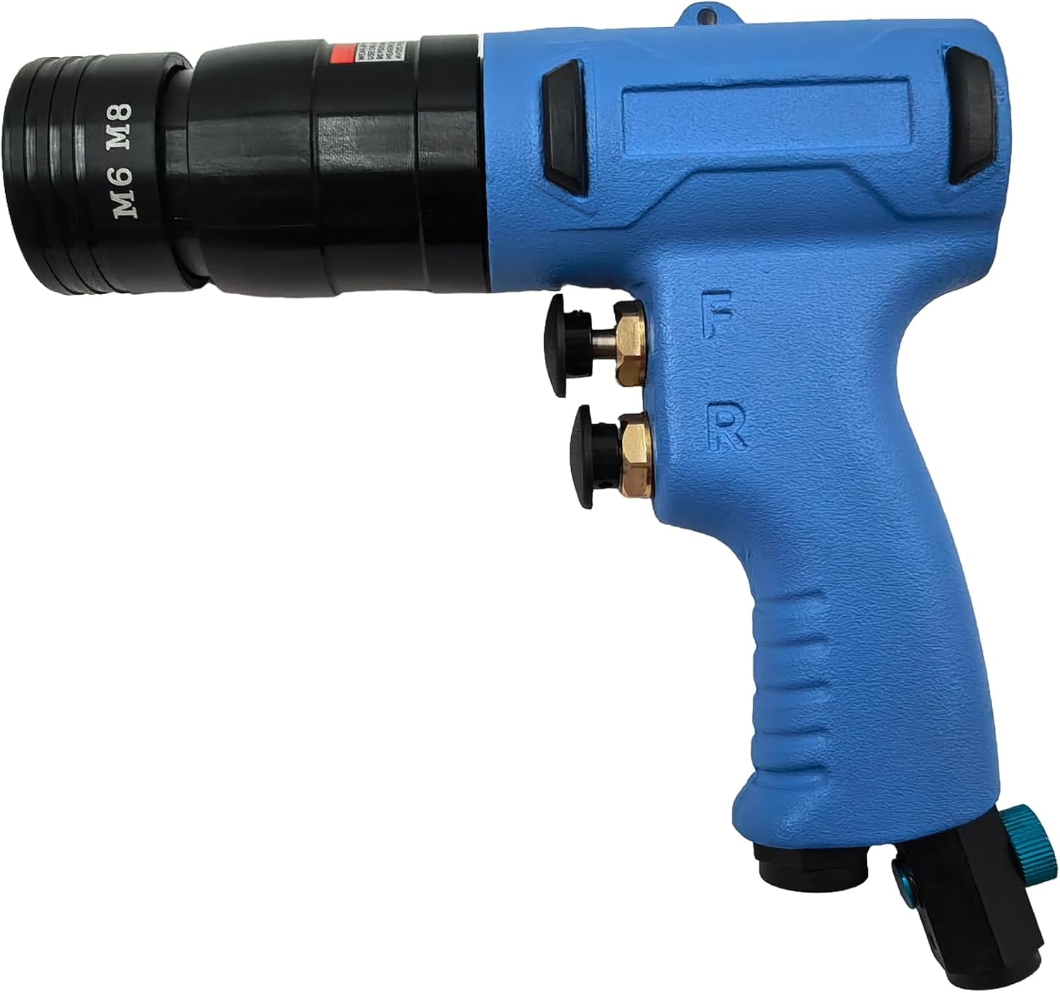 Air Rivet Nut Tool Kit, Pneumatic Pull Nut Setter with M6, M8 Mandrels for Sheet Metal Fastening Threaded Insert Installation