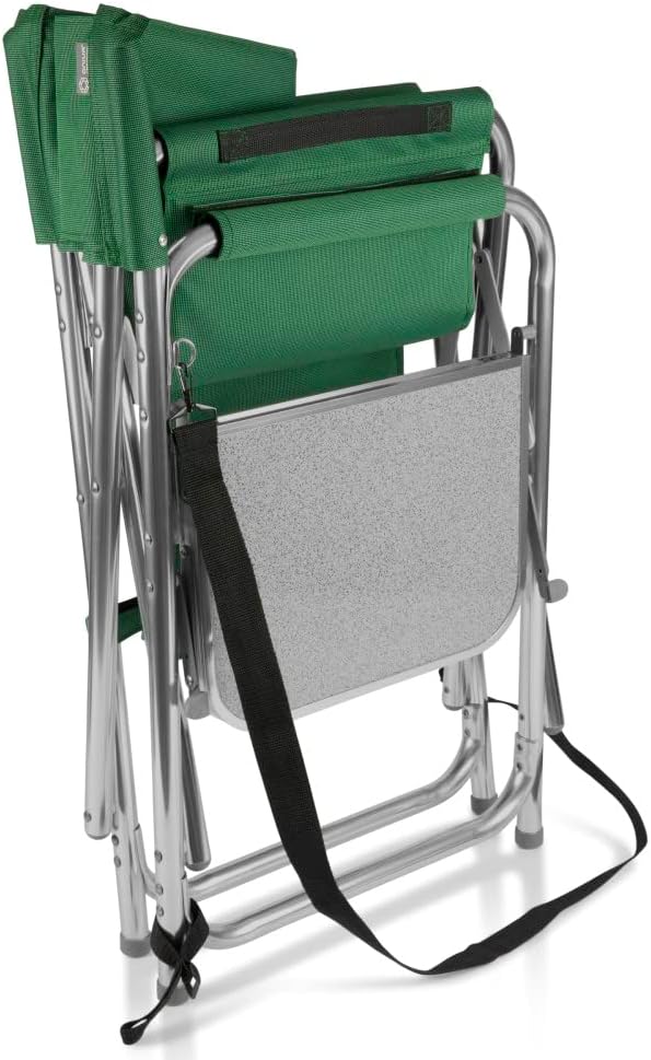 PICNIC TIME NCAA Baylor Bears Sports Chair with Side Table - Beach Chair - Camp Chair for Adults