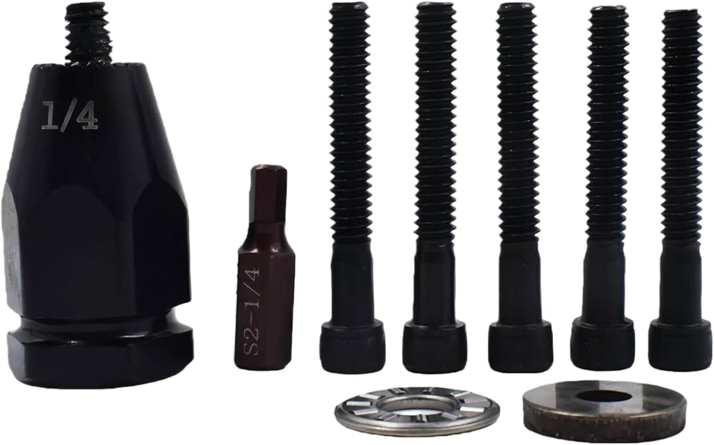 Air Rivet Nut Tool Kit, Pneumatic Pull Nut Setter with 1/4', 5/16' Mandrels for Sheet Metal Fastening Threaded Insert Installation