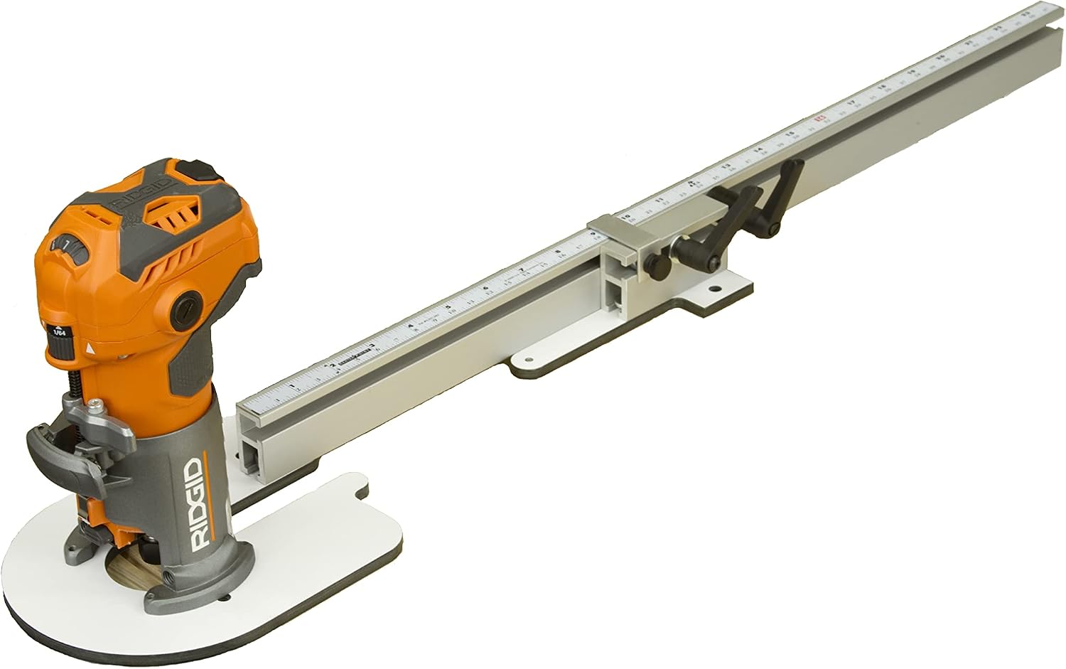 Woodhaven 3374 Adjustable Circle Cutting Jig for Compact Routers - Precision Woodworking Tool to Make Perfect Circles from 3/4' to 106' for Milwaukee M18 Router