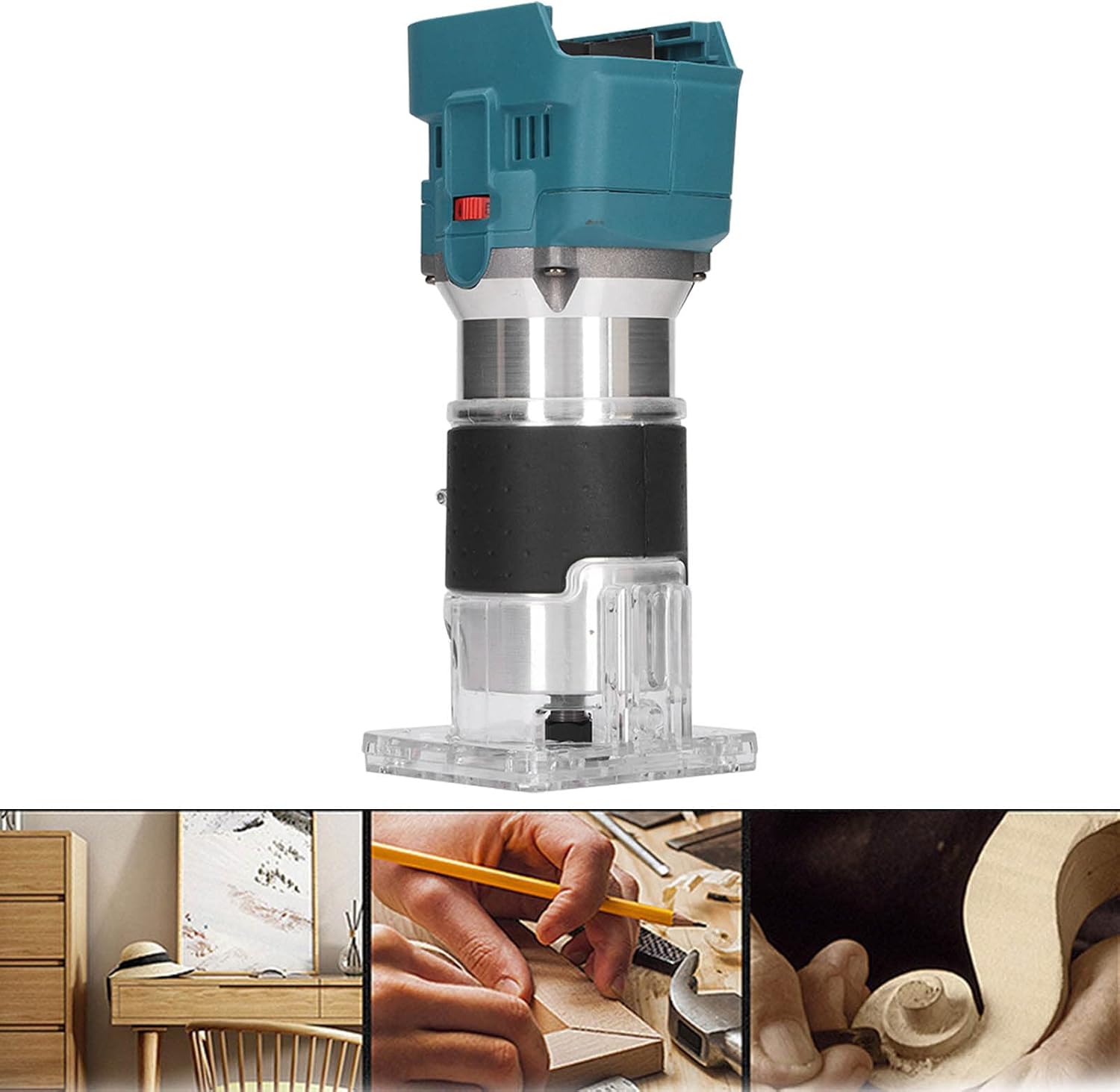 Cordless Brushless Woodworking Trimmer Lithium Ion Battery Wood Router For Wood Trimming Machine