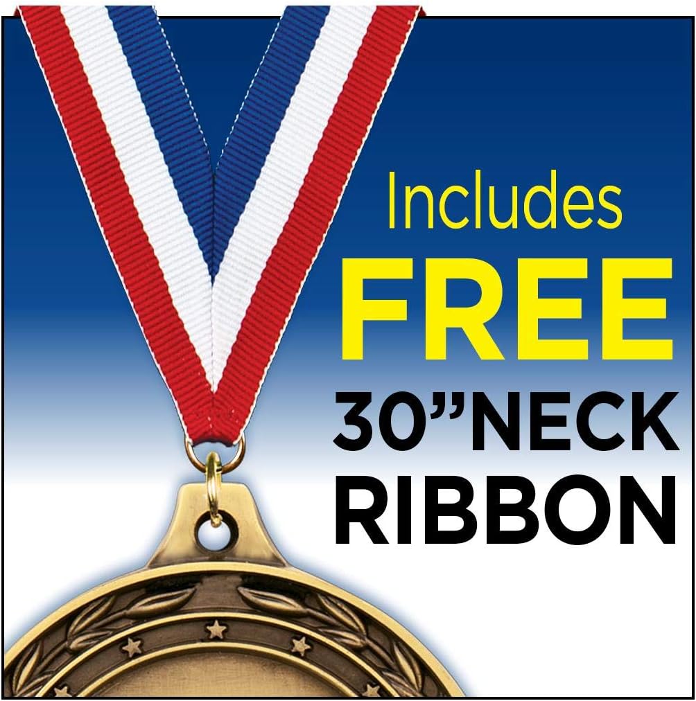 2.75' Bowling High Series Award Medal, Bronze Vega Bowling High Series Team Trophy Award Includes Free Neck Ribbon