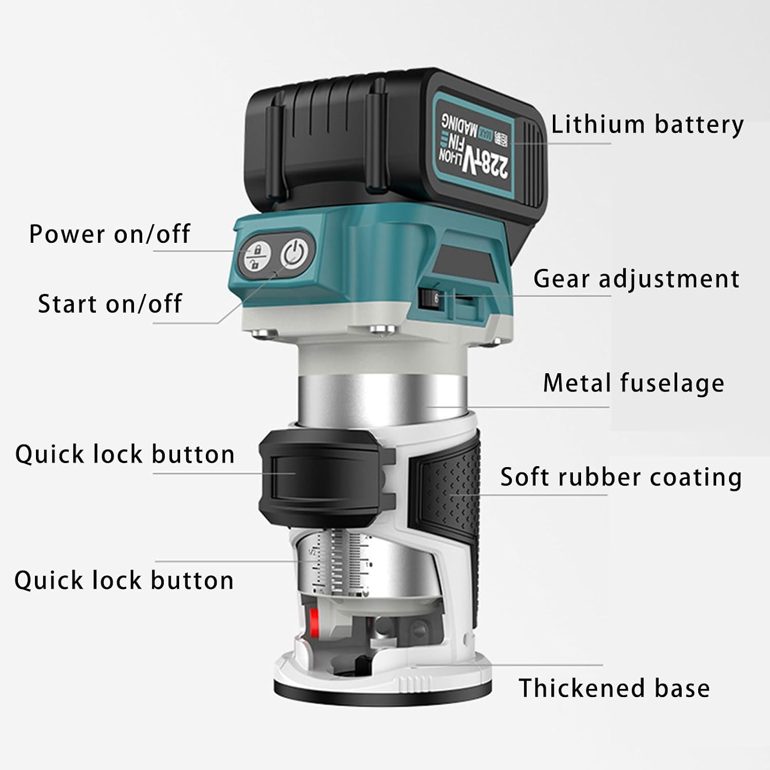 Portable Brushless Electric Routers Tool with Ergonomic Grip High Efficiency Engraving Machine for Accuracy Woodworking Workshop Grade Milling Cutter