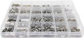 304 Stainless Steel Torx Flat Countersunk Head Screw Bolt Nut Washer Assortment 400 650 2100X M1 6 M2 M2 5 M3 M4 M5 Compatible with Standard Sets(Set D 2100pcs)