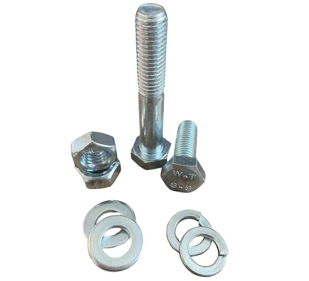 M&M Fasteners 3,925 Piece Metric Class 8.8 Nut Bolt & Washer Assortment with Metal Bolt Bin