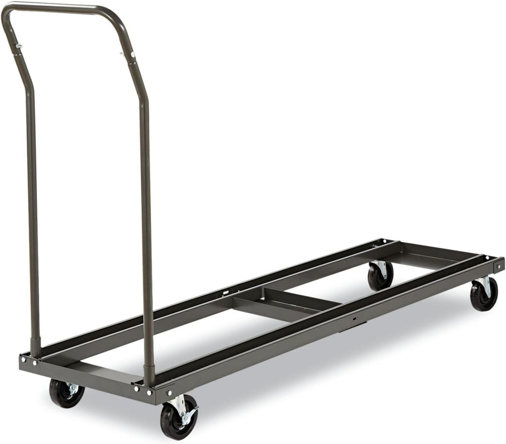 Alera Chair and Table Cart, 20-3/4w x 50-5/8d to 75-3/8d, Black