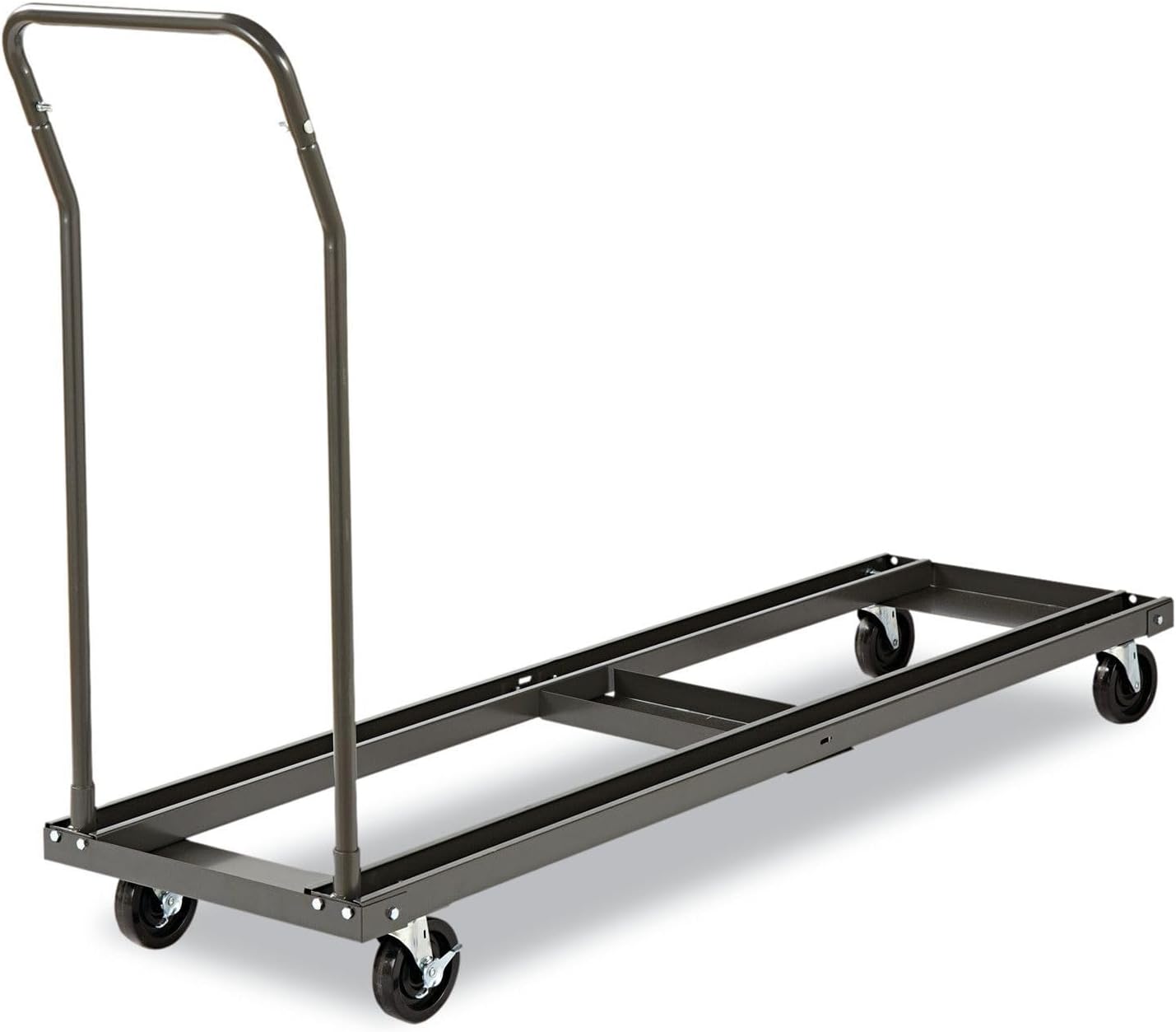 Alera Chair and Table Cart, 20-3/4w x 50-5/8d to 75-3/8d, Black
