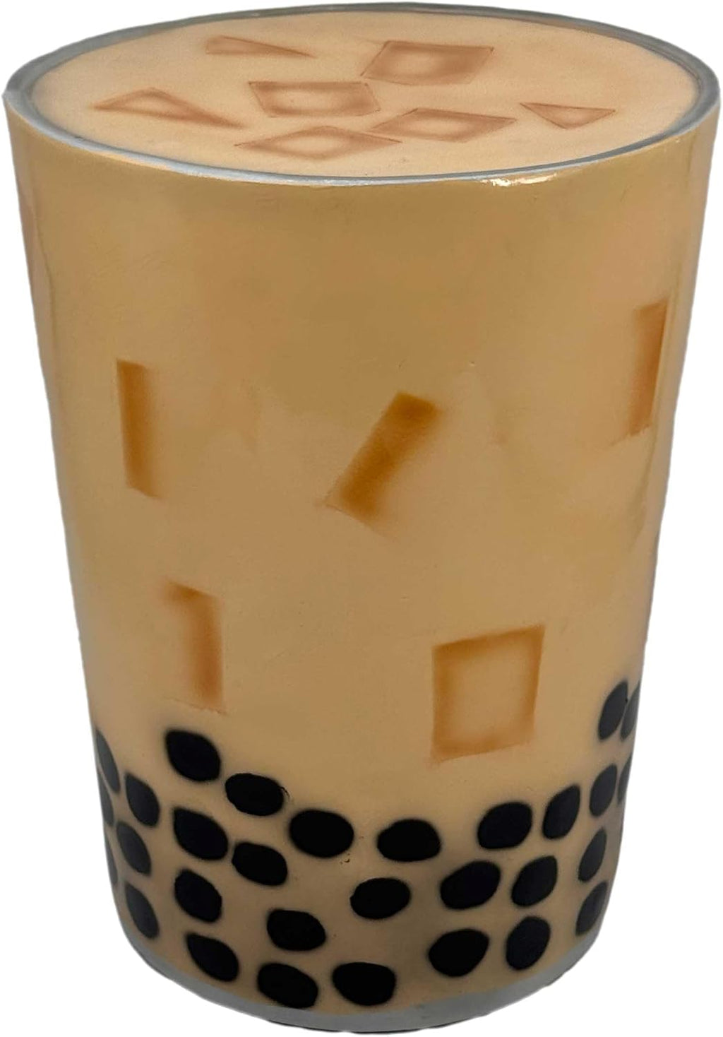 Galt International 18' Boba Milk Tea Stool Side Table | Asian Bubble Tea Boba Accent Table Cute Fantasy Fun Eclectic Home Decor Resin