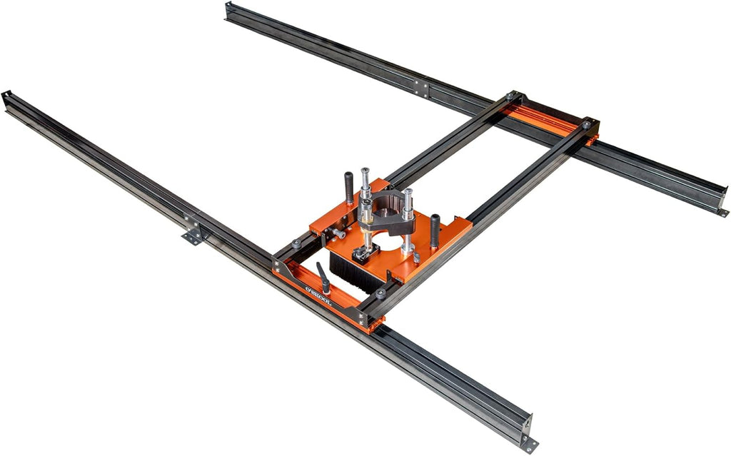 O'SKOOL Slab Flattening Router Sled with 3-Axis Gantry Jig and 3.5' Router Lift, Wood Slab Flattening Jig for Live Edge Slabs, Table Tops, River Tables, Cutting Boards and Workbenches, RTA012