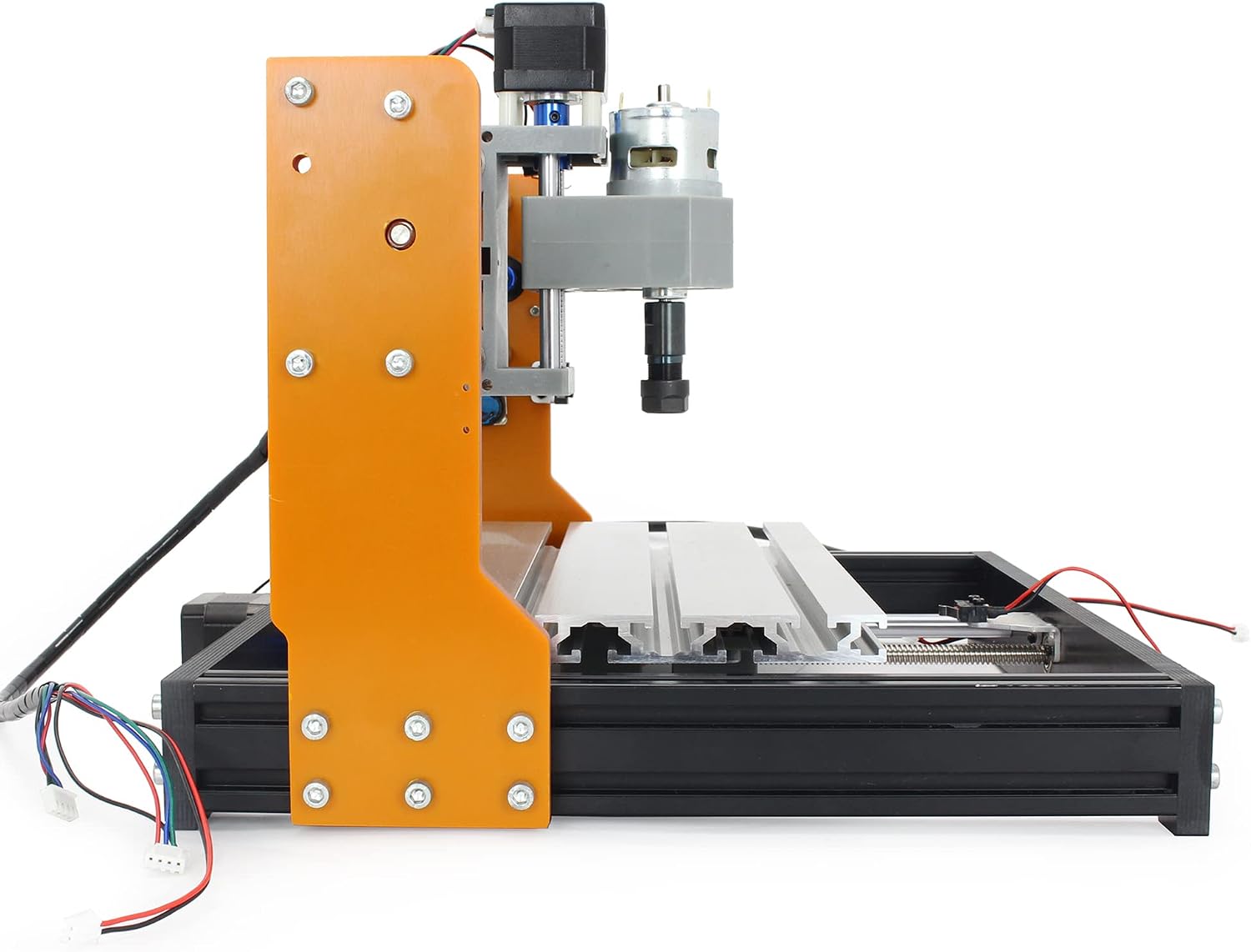 RATTMMOTOR Upgrade 3018-PRO CNC Wood Router Machine Kit 3 Axis GRBL DIY Mini CNC Engraver Milling Machine+Emergency Stop and Limit Switch for Cutting Plastic Acrylic PVC PCB Wood